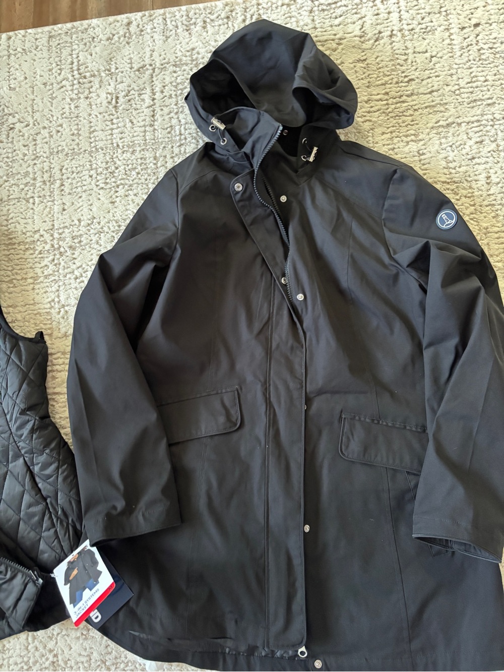 Lands' End Women’s 3-in-1 Systems Jacket - Black